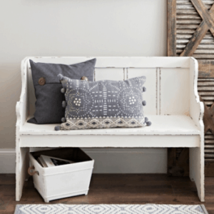 Affordable Farmhouse Home Decor - Cheap Farmhouse Home Decor - Home Decor - White Home Decor - Kitchen Home Decor - Neutral Home Decor - Farmhouse Accent Chair - Wingback Chair - Farmhouse Bench - Farmhouse Entryway