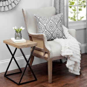 Affordable Farmhouse Home Decor - Cheap Farmhouse Home Decor - Home Decor - White Home Decor - Kitchen Home Decor - Neutral Home Decor - Farmhouse Accent Chair - Wingback Chair - Farmhouse Bench - Farmhouse Entryway