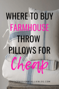 Farmhouse Throw Pillow - Farmhouse Pillows for Cheap - Affordable Farmhouse Pillows - Farmhouse Home Decor