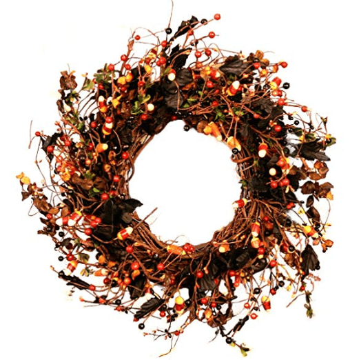 halloween wreath candycorn wreath halloween home decor diy wreath