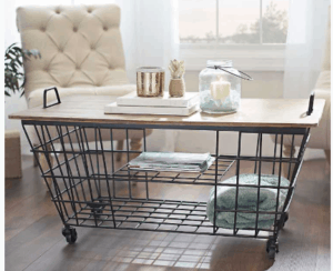 I absolutely love farmhouse, rustic, and industrial coffee tables. There are so many different styles in this post. A coffee table is the centerpiece of a living room. This collection is full of chunky, white, Joanna Gaines inspired coffee tables.