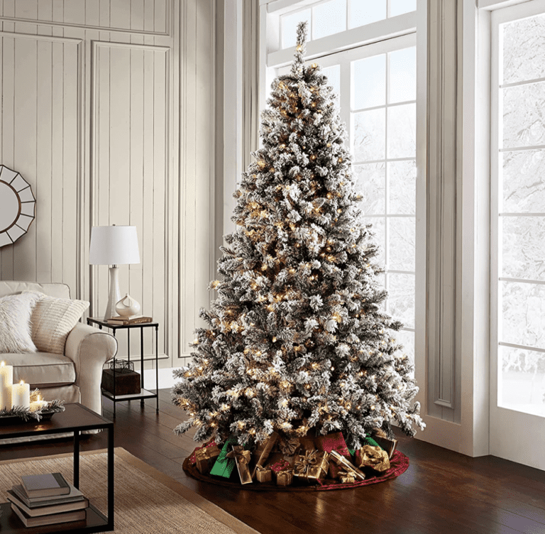 13 of the Best Flocked Christmas Trees That You Can Actually Afford.