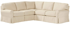 farmhouse couch - neutral living room furniture