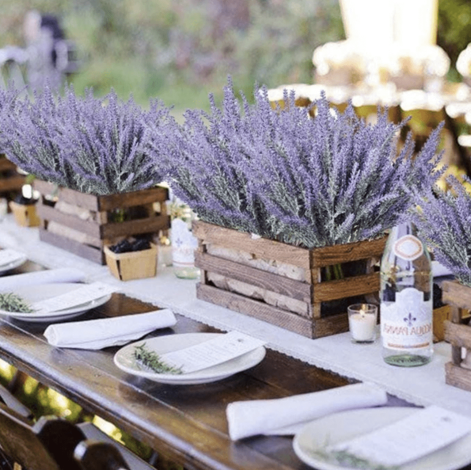 13 Brilliant Ways To Decorate Using Lavender Stem.