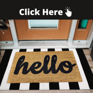 Layered Doormat Rugs Welcome Mat Rug for Front Porch – Seavish